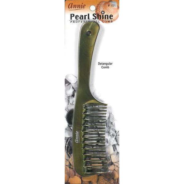 Annie Pearl Shine Detangler Comb, 1 Count, Assorted Color