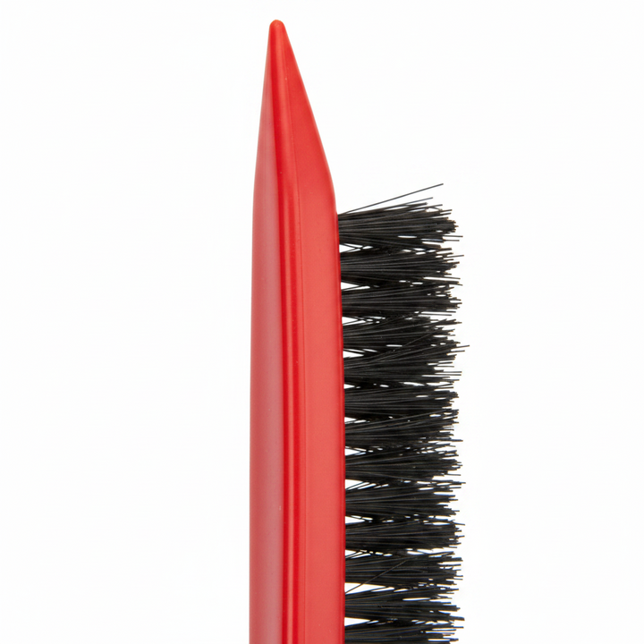 Annie Plastic Tease Brush with Pointed Tip, 1 Count, Red
