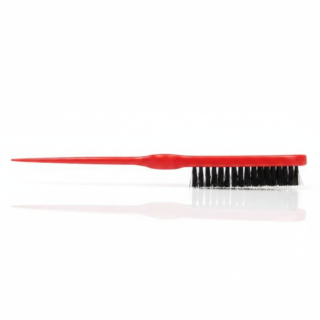 Annie Plastic Tease Brush with Pointed Tip, 1 Count, Red