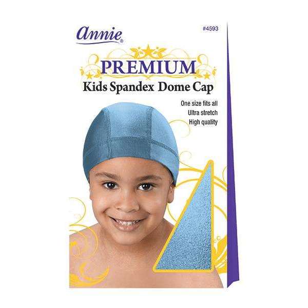Annie Premium Kid Spandex Dome Cap, 1 Count, Assorted Colors