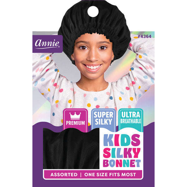 Annie Premium Kids Silky Bonnet, 1 Count, Assorted Colors