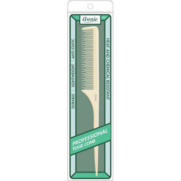 Annie Professional Tease Comb, 1 Count, Bone