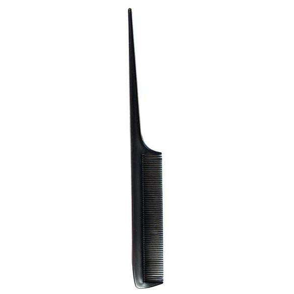 Annie Rat Tail Comb, 12 Count Bulk Set, Black