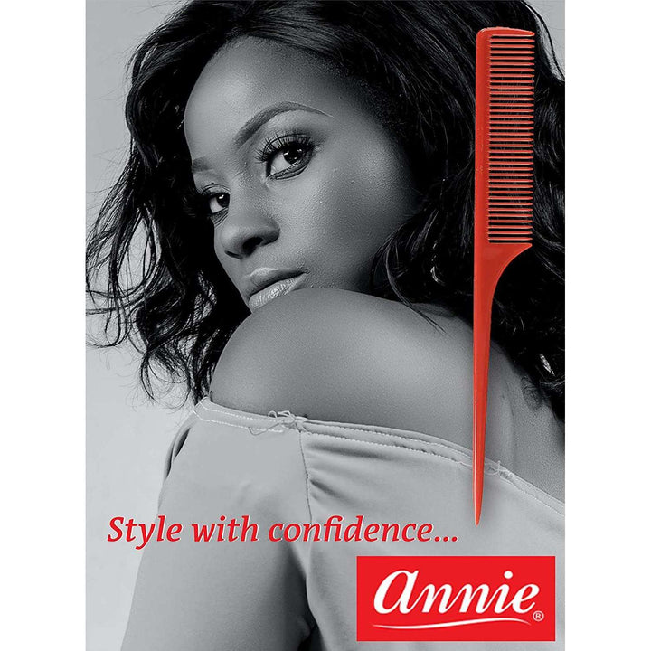 Annie Rat Tail Comb Set, 12 Count, Assorted Colors