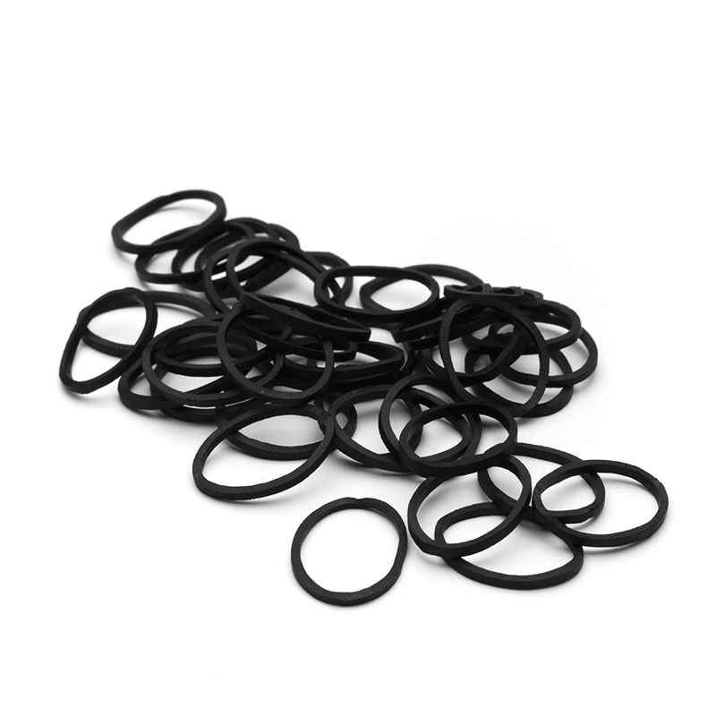 Annie Hair Rubber Bands 14mm, 300 Count, Black