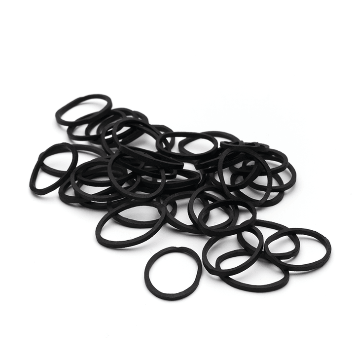Annie Hair Rubber Bands 14mm, 300 Count, Black
