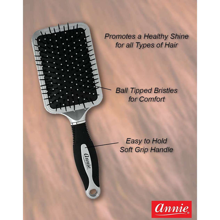 Annie Salon Paddle Cushion Brush, Jumbo