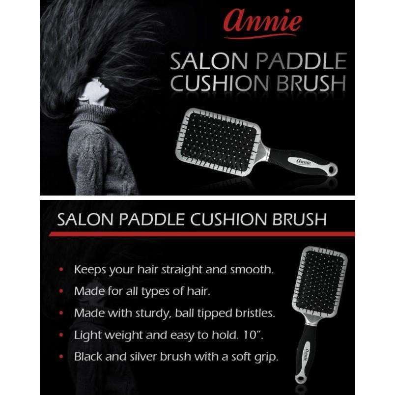 Annie Salon Paddle Cushion Brush, Jumbo