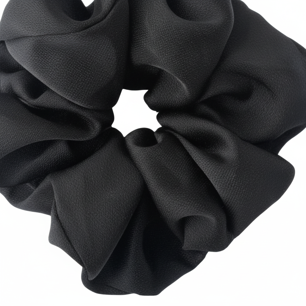 Annie Satin Scrunchies Set, 4 Count, Assorted Colors