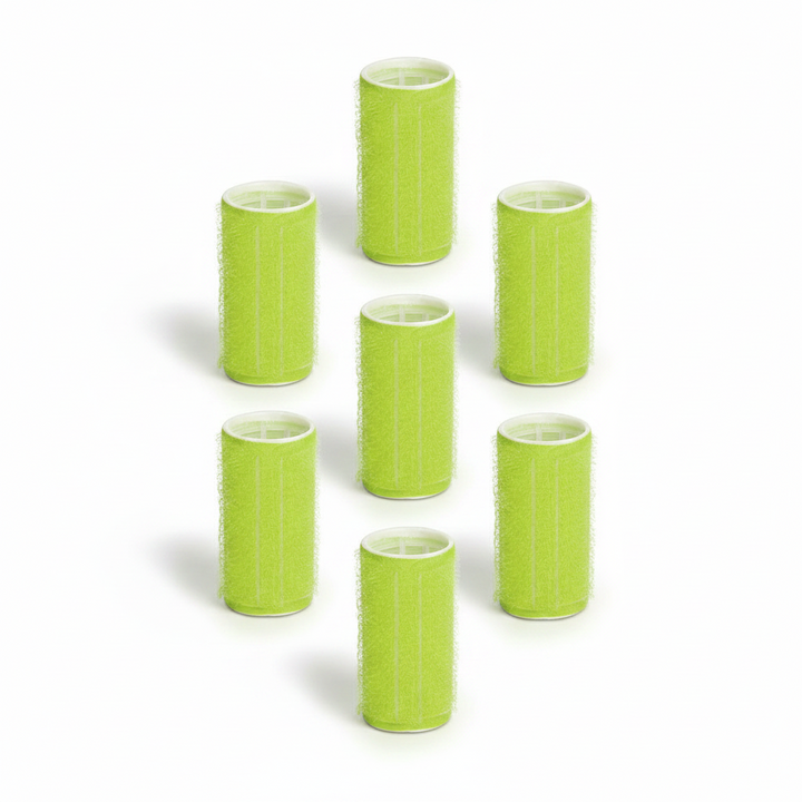 Annie Self-Gripping Hair Rollers 3/4 Inch, 6 Count, Green