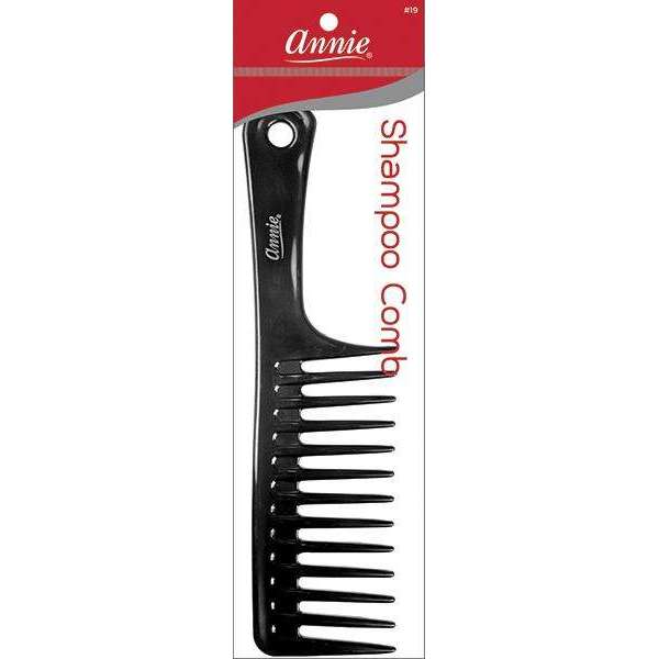 Annie Shampoo Comb, Black