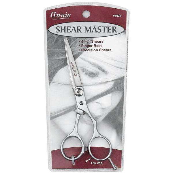 Annie Shear Master Hair Shears 5.5 Inch, 1 Count, Silver