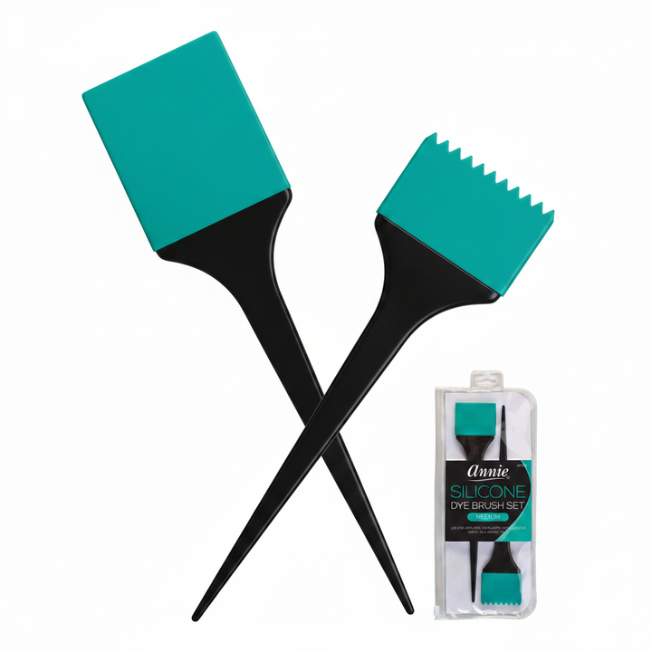 Annie Silicone Dye Brushes Medium Teal