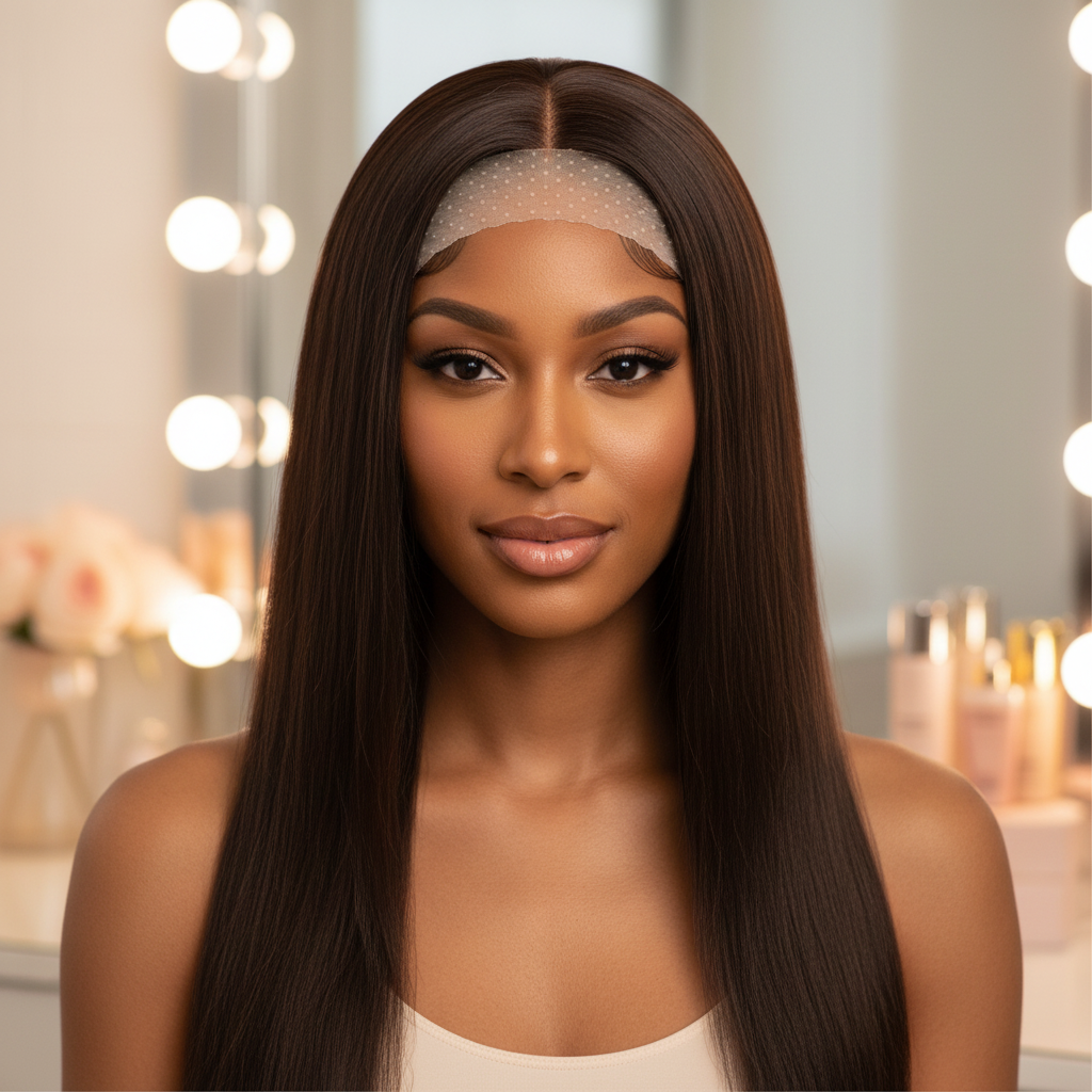 Annie Silicone Wig Grip Head Band 1 1/2 Inch, 1 Count, Clear
