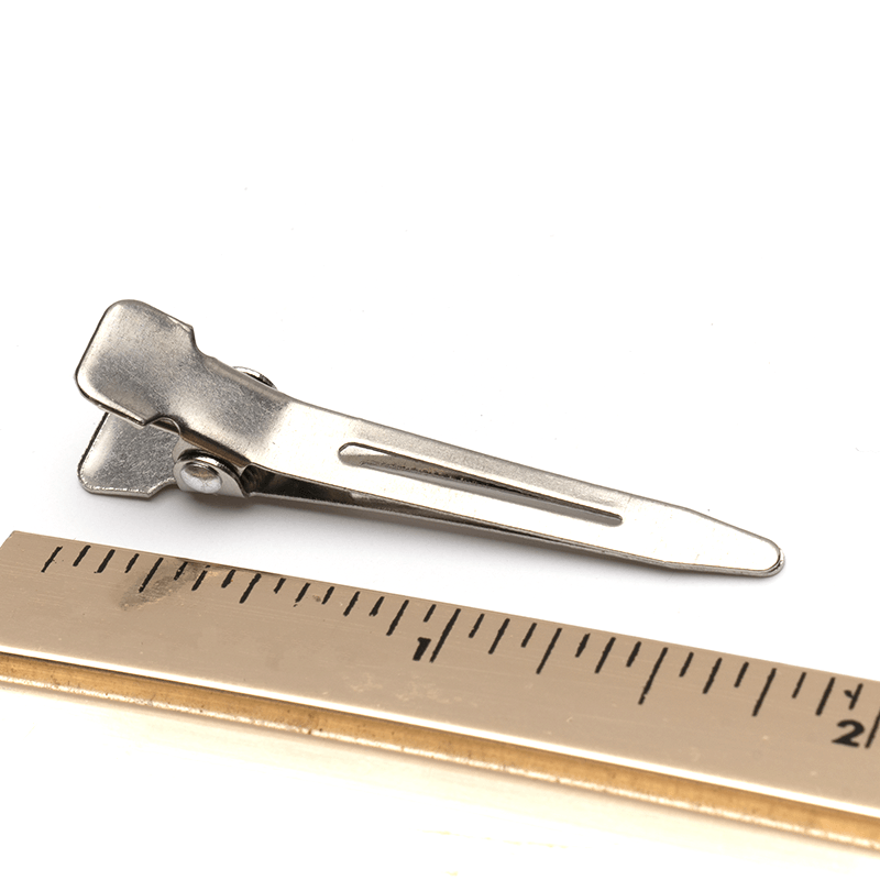Annie Premium Single Prong Metal Hair Clips, 80 Count, Silver