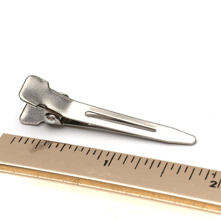 Annie Premium Single Prong Metal Hair Clips, 80 Count, Silver