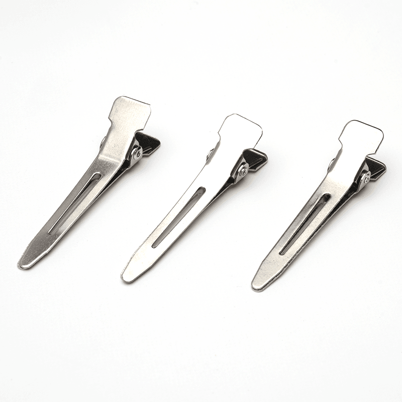 Annie Premium Single Prong Metal Hair Clips, 80 Count, Silver