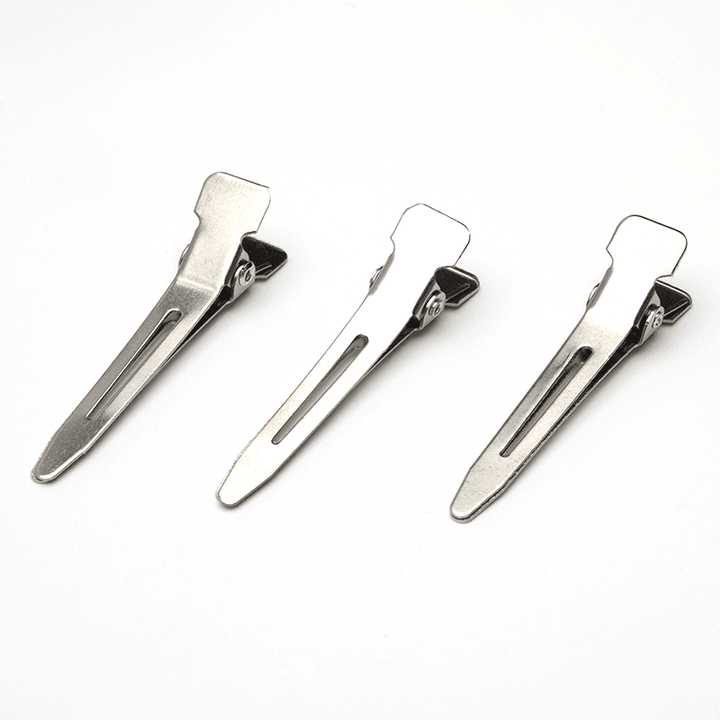 Annie Premium Single Prong Metal Hair Clips, 80 Count, Silver