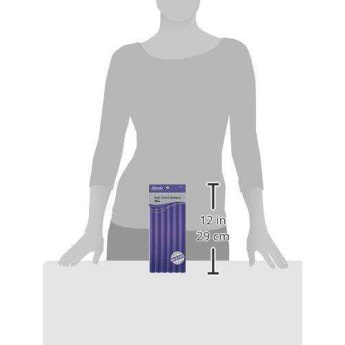 Annie Soft Twist Rollers 3/4 Inch, 10 Count Value Pack, Purple