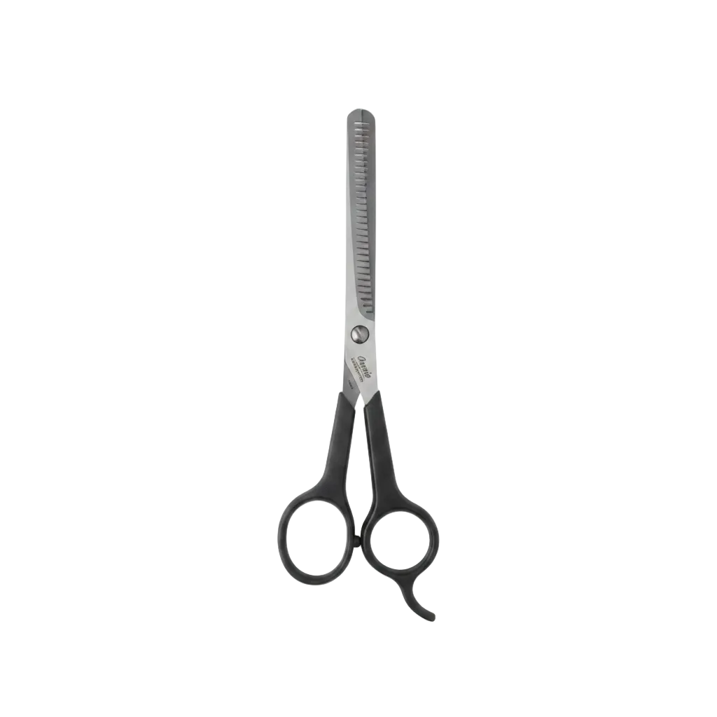 Annie Stainless Steel 2-Sided Thinning Shears 6.75 Inch, 1 Count, Black