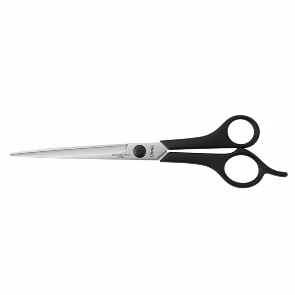 Annie Stainless Steel Hair Shears 7.5 Inch, 1 Count, Black