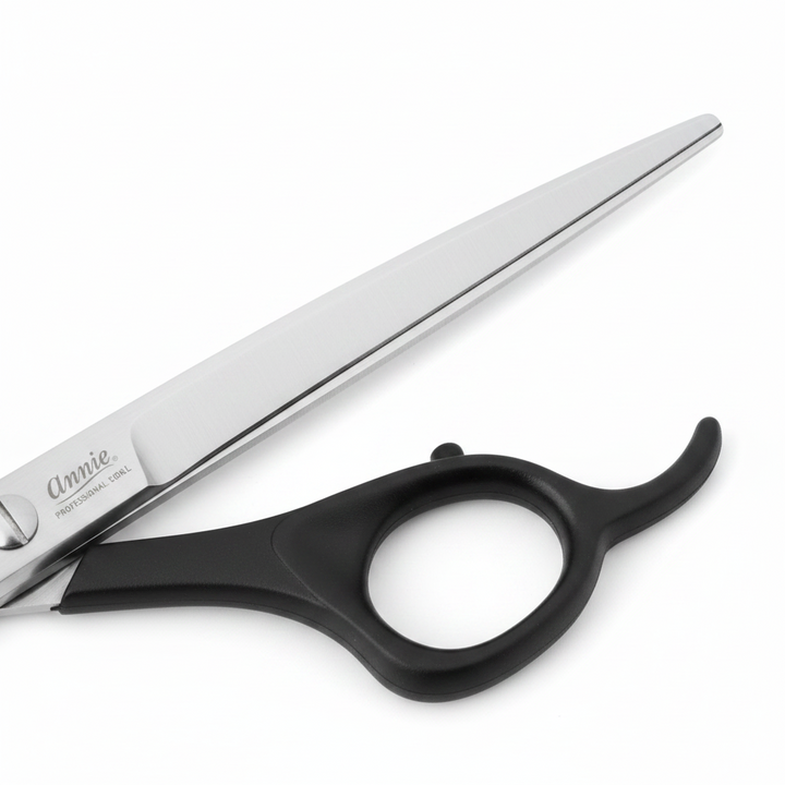 Annie Stainless Steel Hair Shears 7 Inch, 1 Count, Black