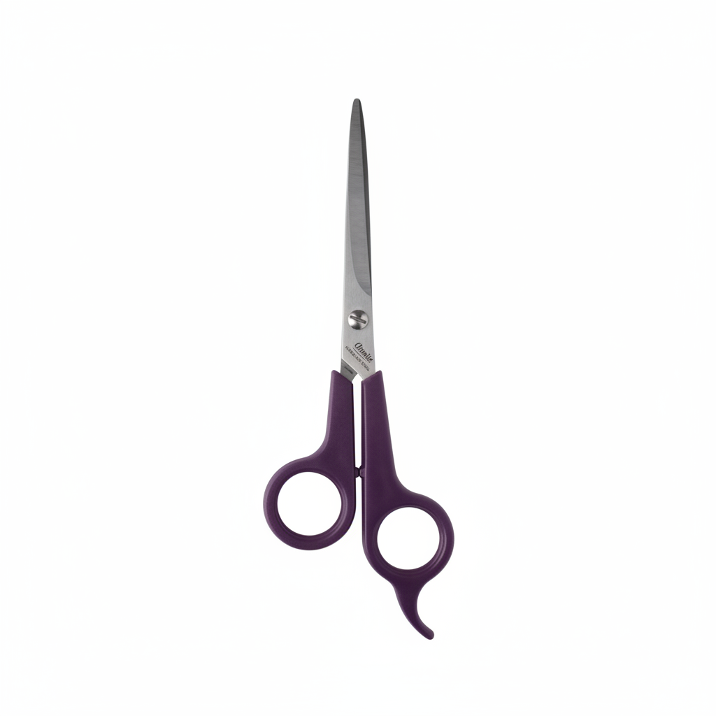 Annie Stainless Steel Hair Shears 7 Inch, 1 Count, Purple