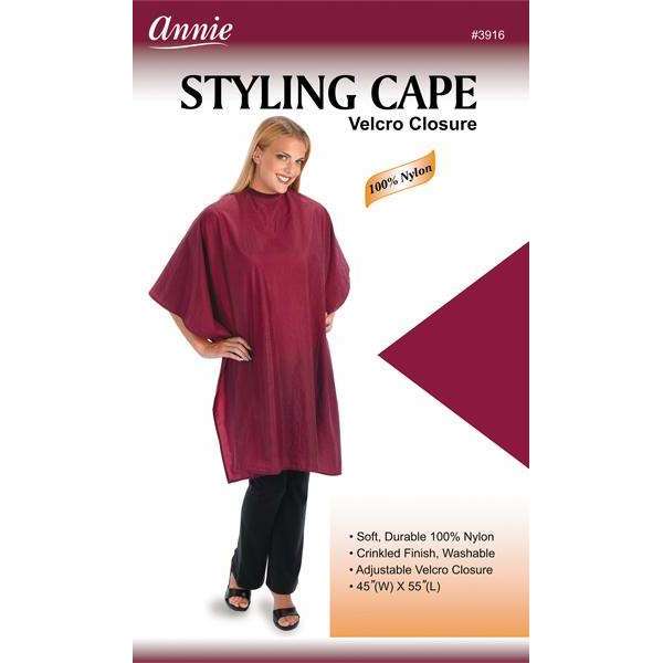 Annie Styling Cape, 1 Count, Burgundy