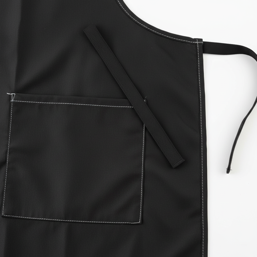 Annie Stylist Apron Waist-Tie String, 1 Count, Black