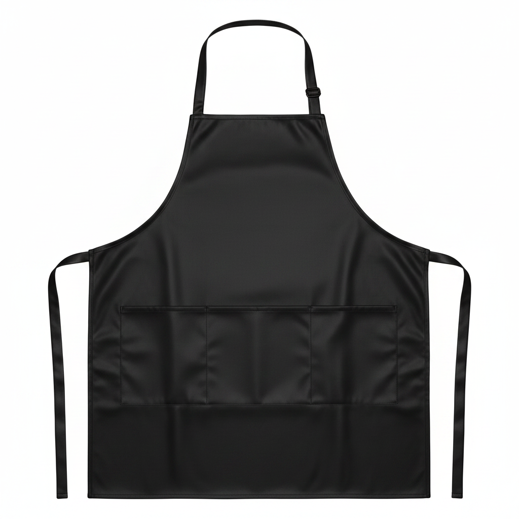 Annie Stylist Apron Waist-Tie String, 1 Count, Black