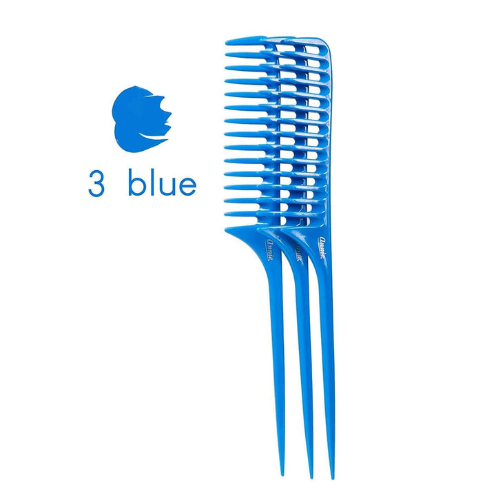 Annie Large Tail Comb Set, 12 Count, Assorted Colors
