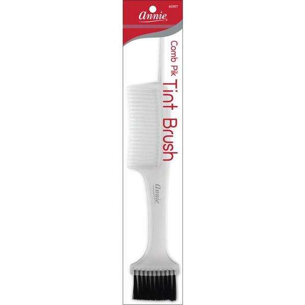 Annie Tint Brush With Comb And Pik, 1 Count, Clear