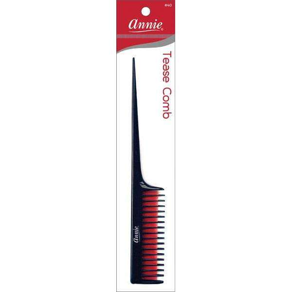 Annie Triple Teasing Comb 8 Inch, 1 Count, Black