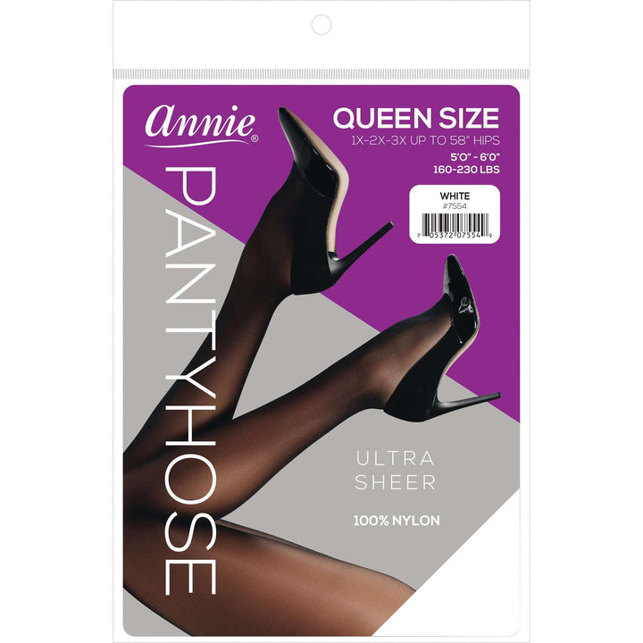 Annie Ultra Sheer Pantyhose Queen, 1 Count Women's Stocking, Assorted Color