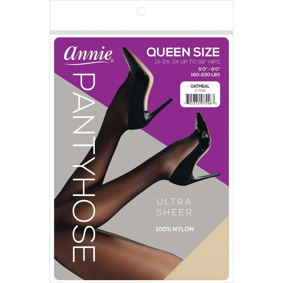 Annie Ultra Sheer Pantyhose Queen, 1 Count Women's Stocking, Assorted Color