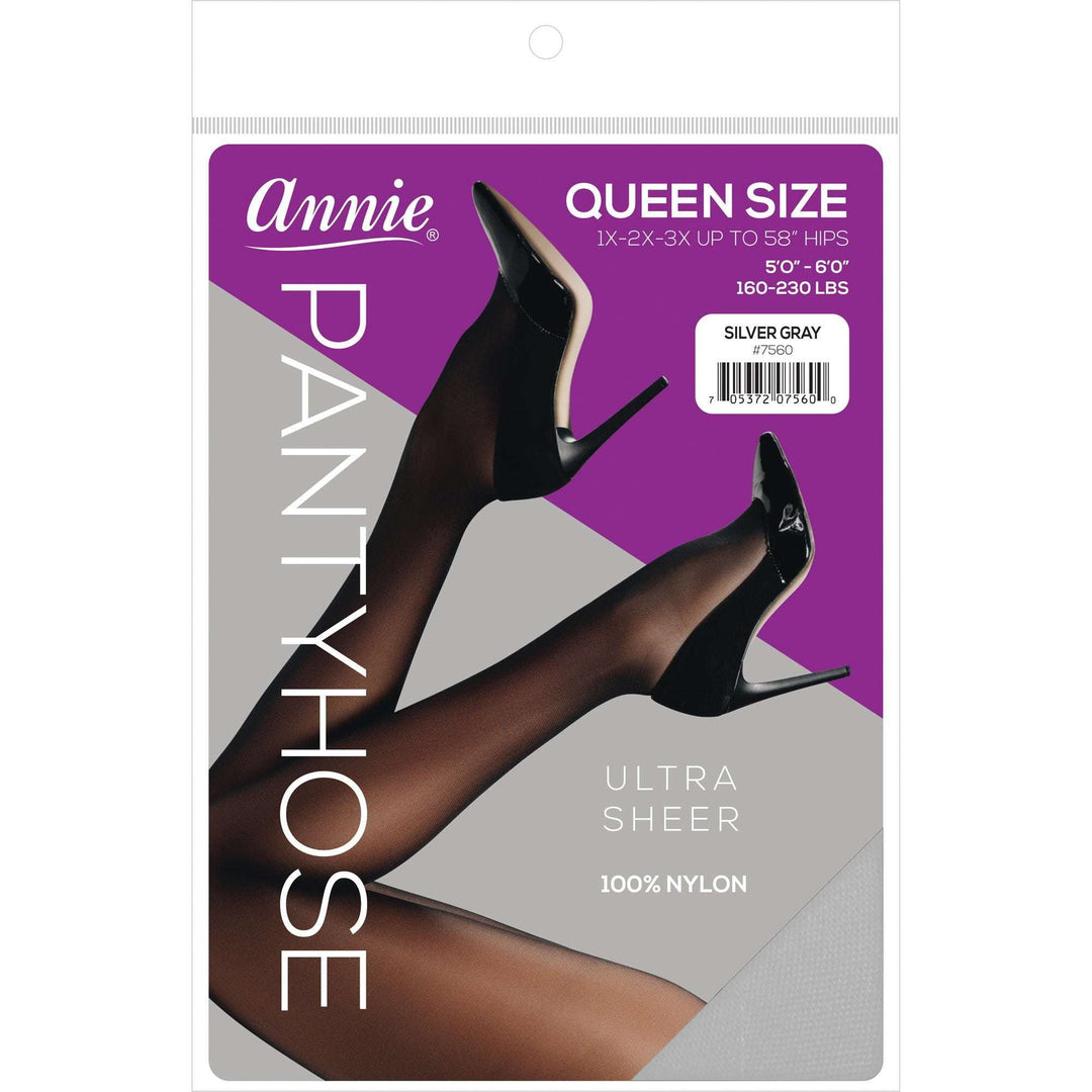 Annie Ultra Sheer Pantyhose Queen, 1 Count Women's Stocking, Assorted Color