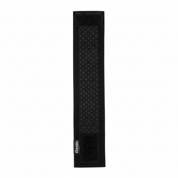 Annie Velcro Wig Band 4.5cm Silicone Grip, 1 Count, Black