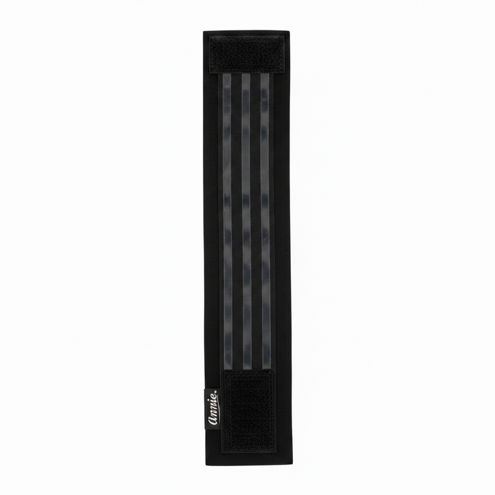 Annie Velcro Wig Band 4.5cm Silicone Grip, 1 Count, Black