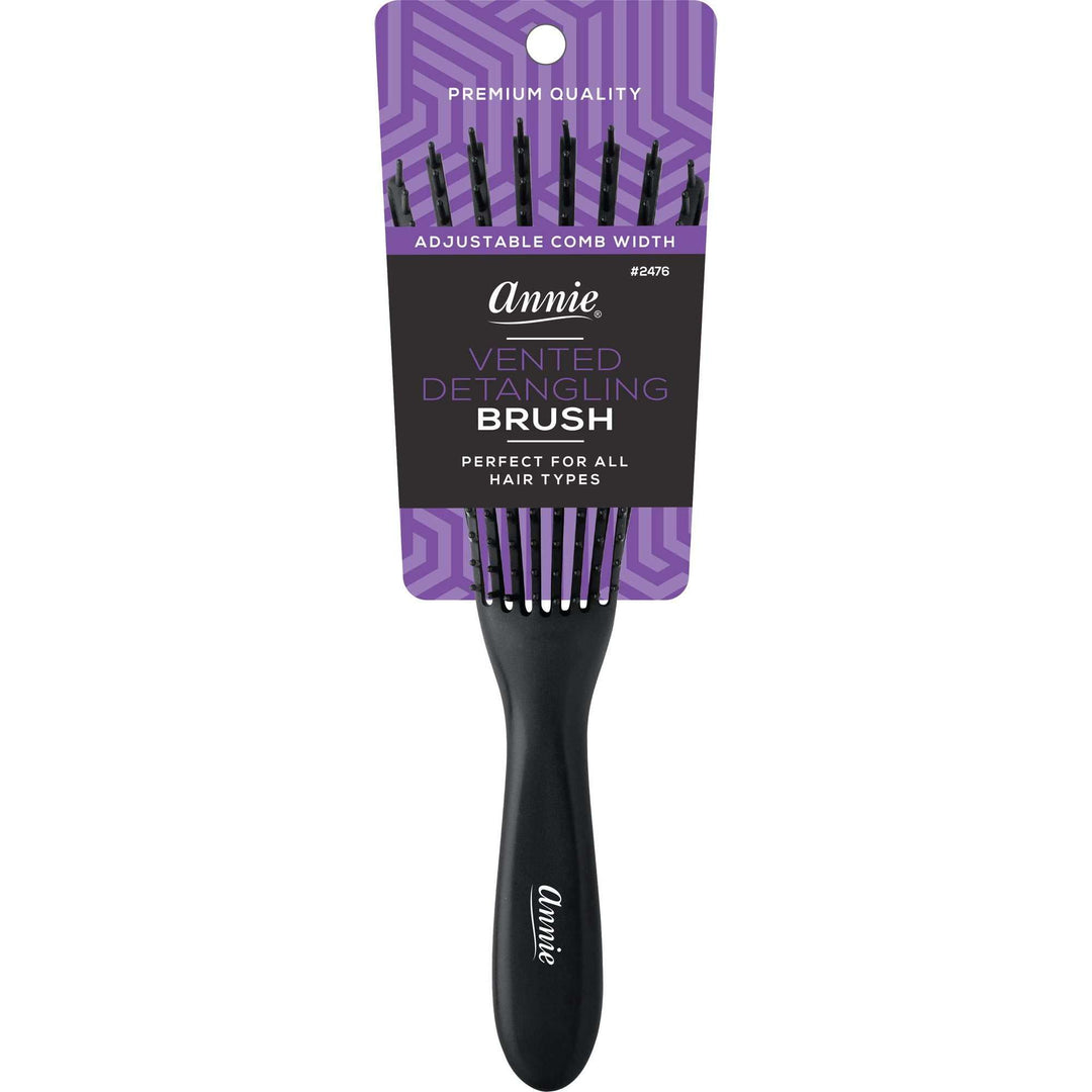 Annie Vented Detangler Brush Large, 1 Count, Assorted Colors