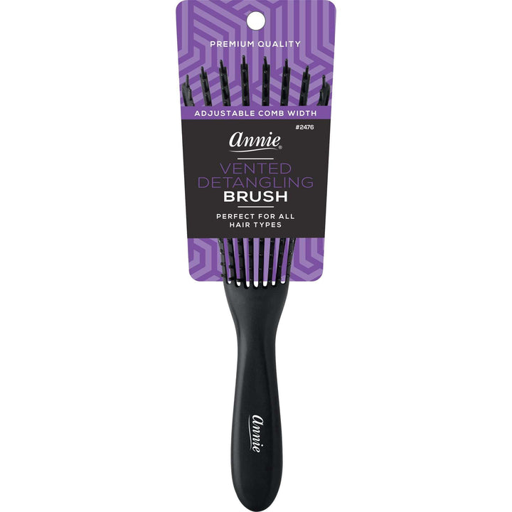 Annie Vented Detangler Brush Large, 1 Count, Assorted Colors
