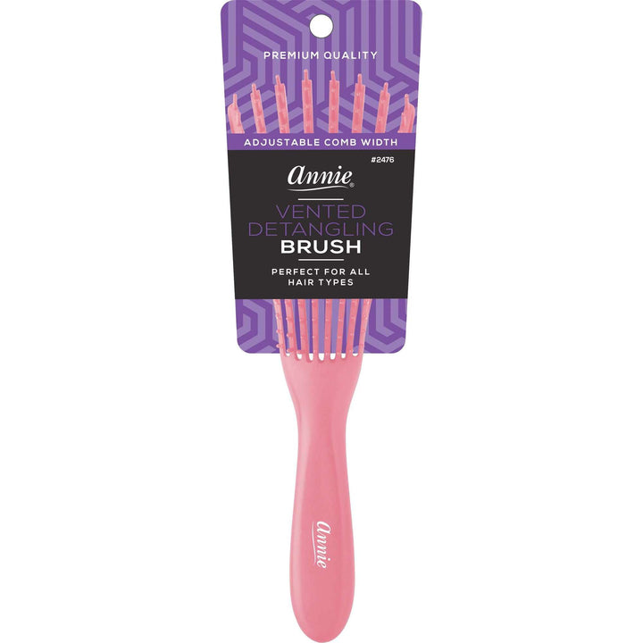 Annie Vented Detangler Brush Large, 1 Count, Assorted Colors