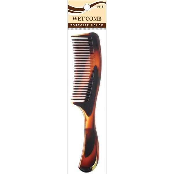 Annie Classic Wet Comb 8 5/8 Inch, 1 Count, Tortoise