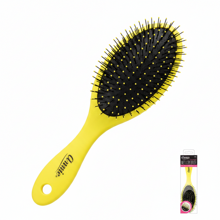 Annie Detangler Wet & Dry Brush Yellow