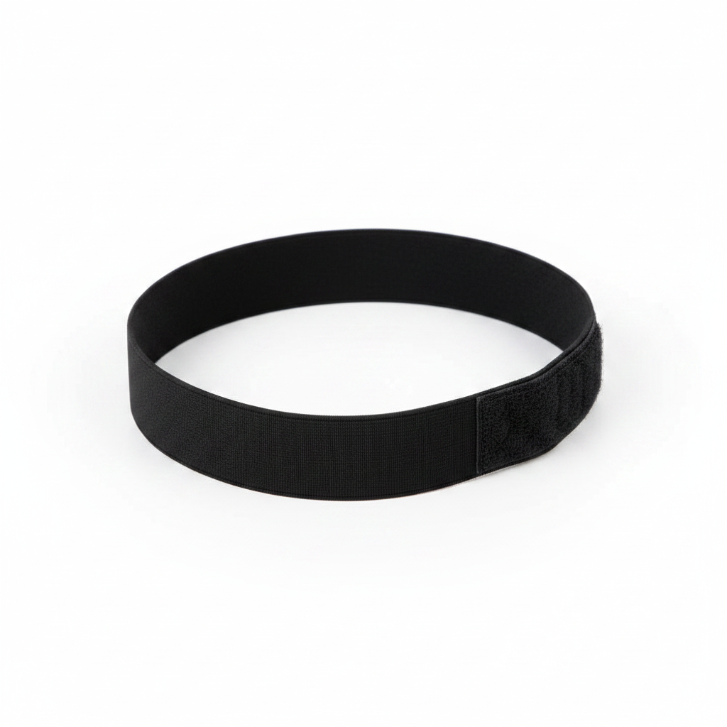 Annie Velcro Wig Band 3cm, 1 Count, Black