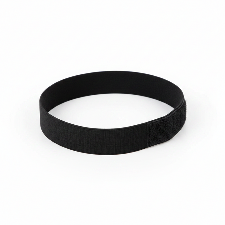 Annie Velcro Wig Band 3cm, 1 Count, Black