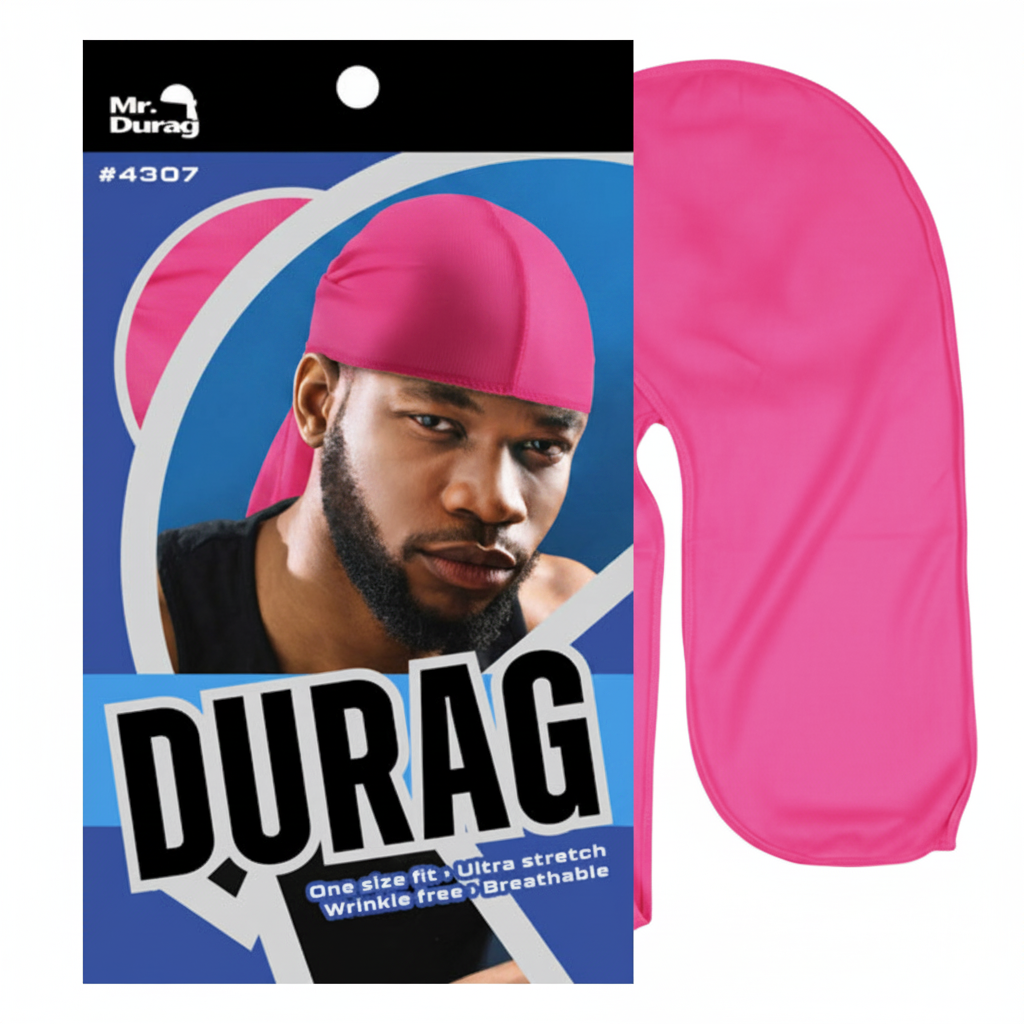 Mr. Durag Solid Durag, 1 Count, Assorted Colors
