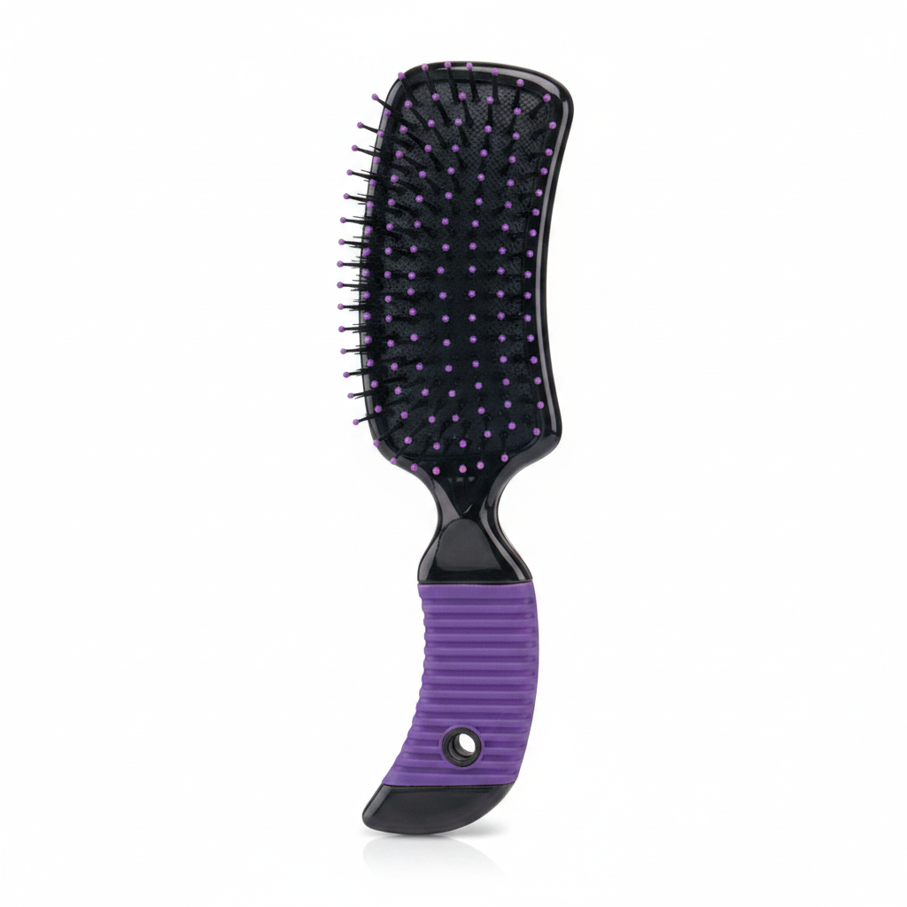 Annie Banana Brush Large, 1 Count, Purple