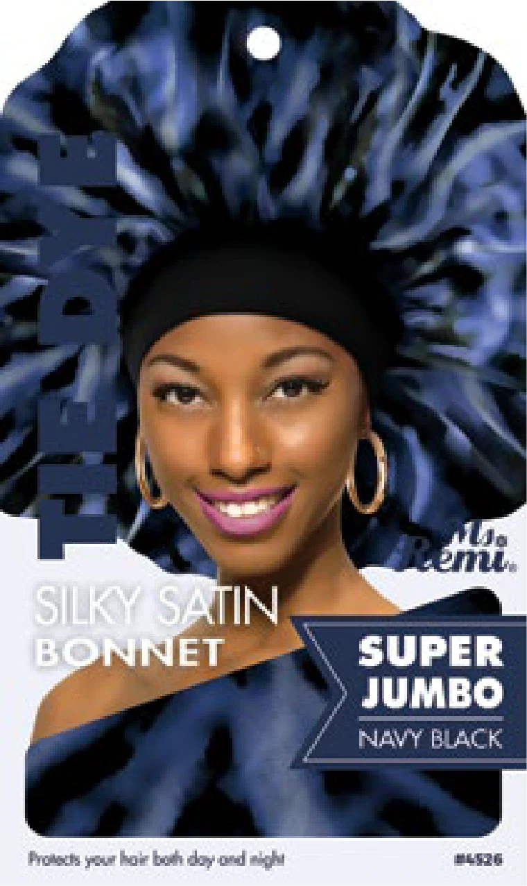 Ms. Remi Silky Satin Tie Dye Bonnet X-Jumbo, 1 Count, Assorted Colors