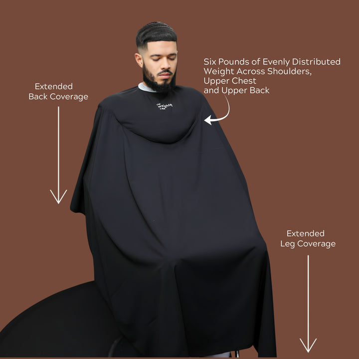 Black 6-Pound Weighted Cape