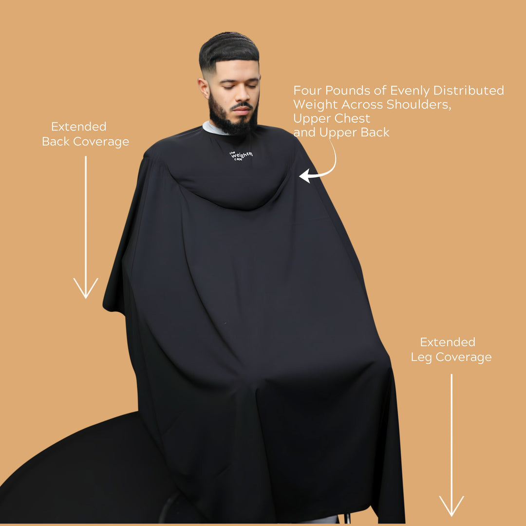 Black 4-Pound Weighted Cape (BACK ORDER)